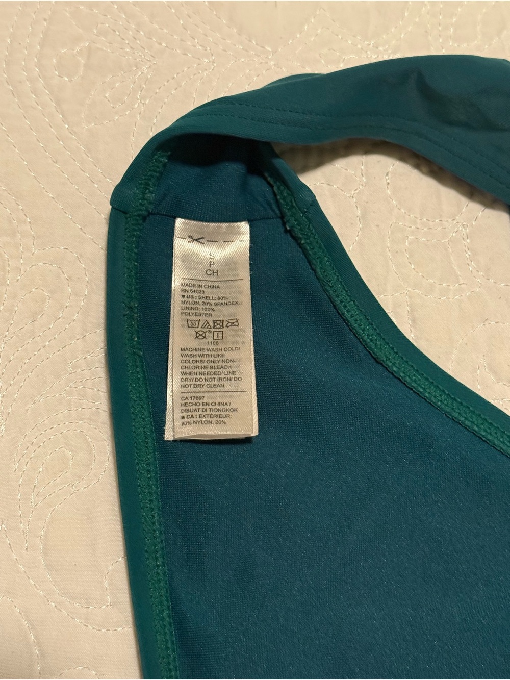Old Navy Bikini Top and Bottom Set - Deep Emerald Green - Picture 10 of 11